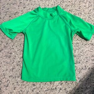 3T Green Short Sleeve Rashguard
